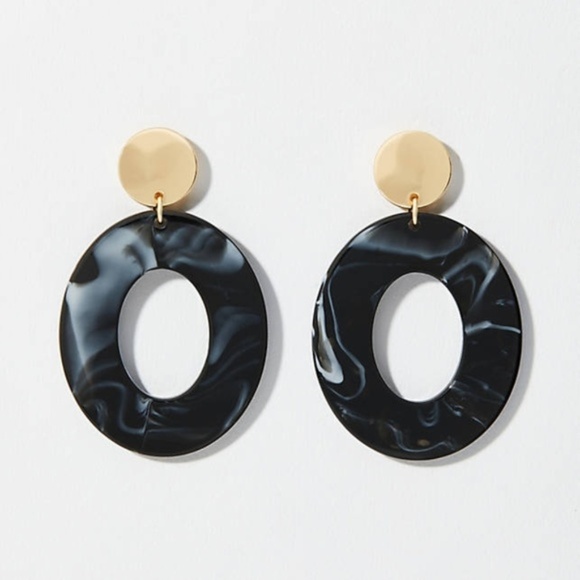 LOFT Jewelry - NEW NWT LOFT METALLIC RESIN DROP EARRINGS